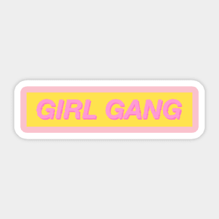 GIRL GANG Sticker